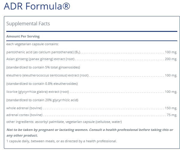 ADR Formula 120 capsules by Pure Encapsulations
