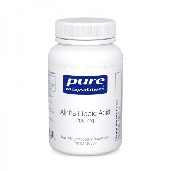 Alpha Lipoic Acid 200mg 120 capsules by Pure Encapsulations