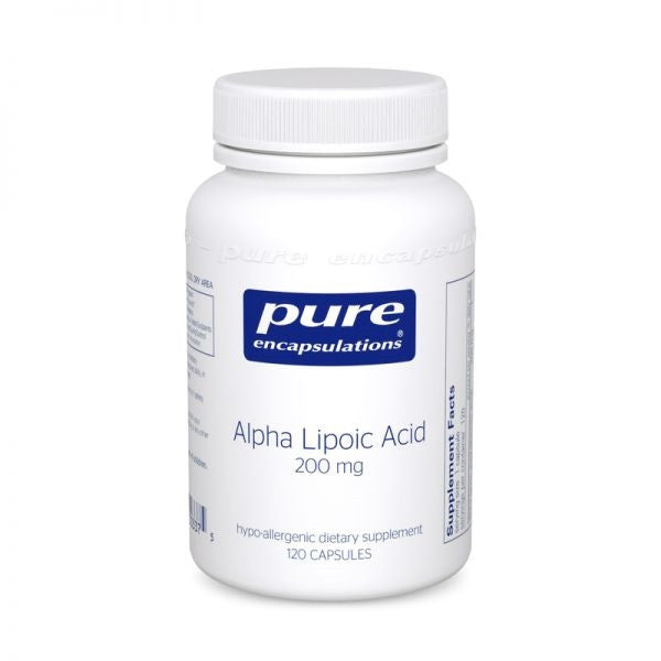Alpha Lipoic Acid 200mg 60 capsules by Pure Encapsulations