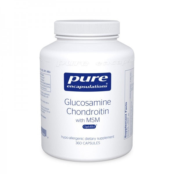 Glucosamine + Chondroitin with MSM 120 capsules by Pure Encapsulations