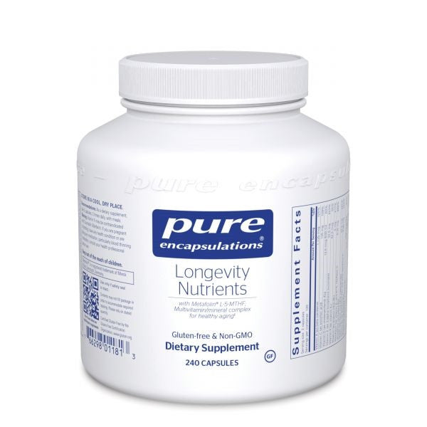 Longevity Nutrients 240 capsules by Pure Encapsulations