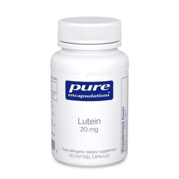 Lutein 20mg 60 capsules by Pure Encapsulations