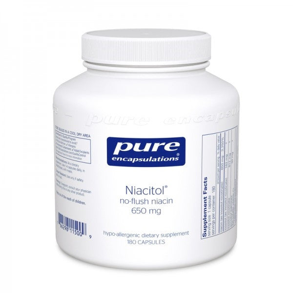 Niacitol 650mg by Pure Encapsulations