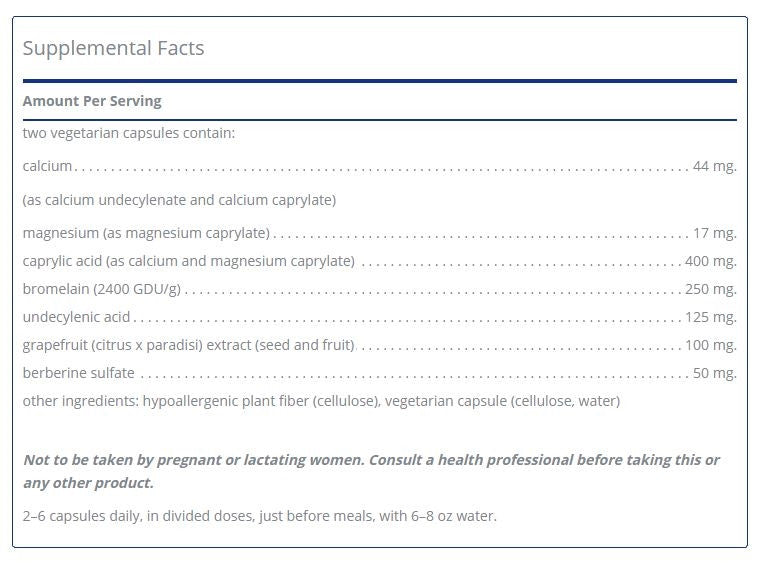 A.C. Formula II 120 capsules by Pure Encapsulations