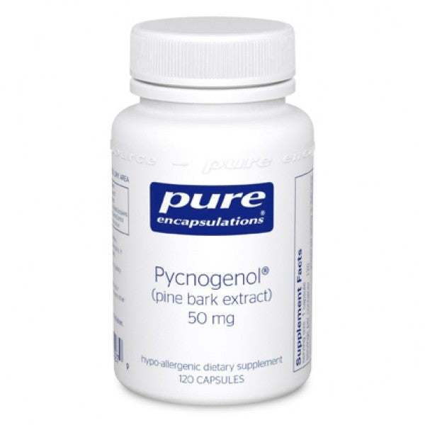Pycnogenol 50mg by Pure Encapsulations (60 Capsules)