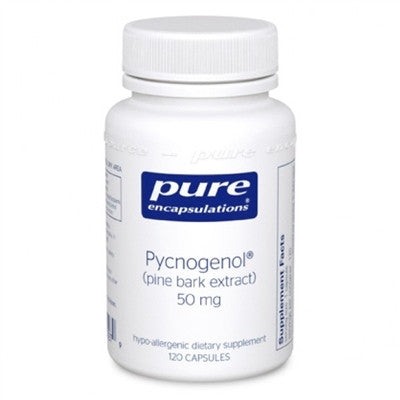 Pycnogenol 50mg by Pure Encapsulations (120 Capsules)