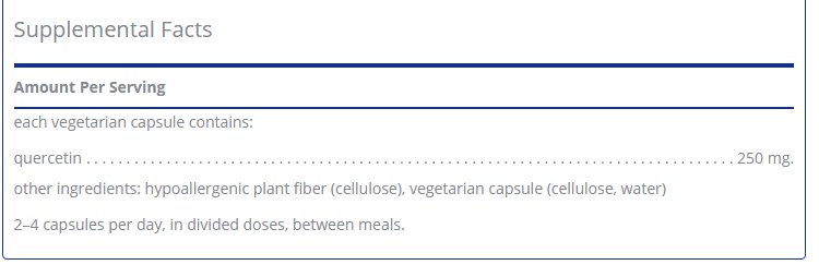 Quercetin by Pure Encapsulations (60 capsules)