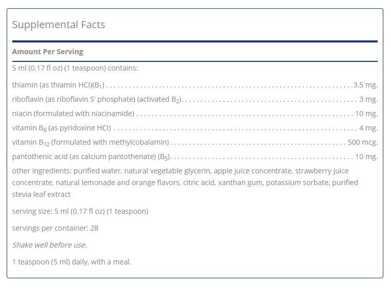 B-Complex Liquid by Pure Encapsulations