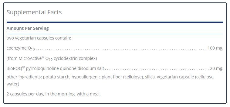 SR-CoQ10 with PQQ by Pure Encapsulations