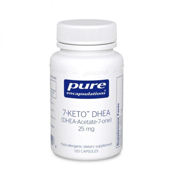 7-KETO DHEA 25mg 60 capsules by Pure Encapsulations