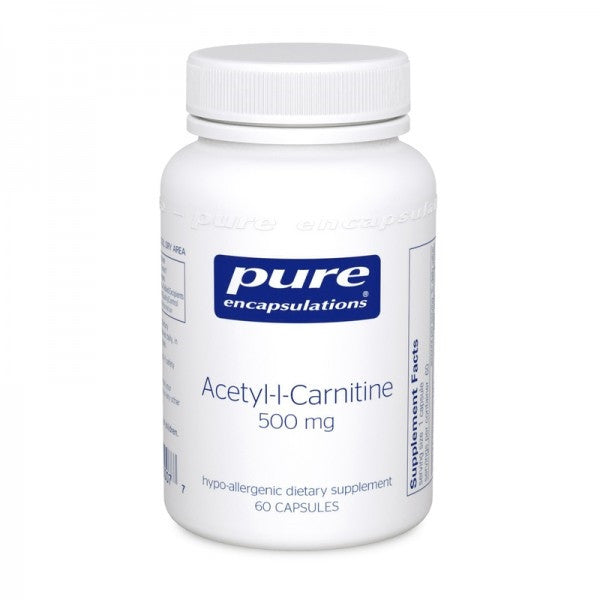 Acetyl-L-Carnitine 500mg by Pure Encapsulations