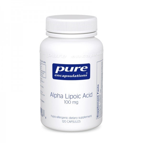 Alpha Lipoic Acid 100mg 60 capsules by Pure Encapsulations