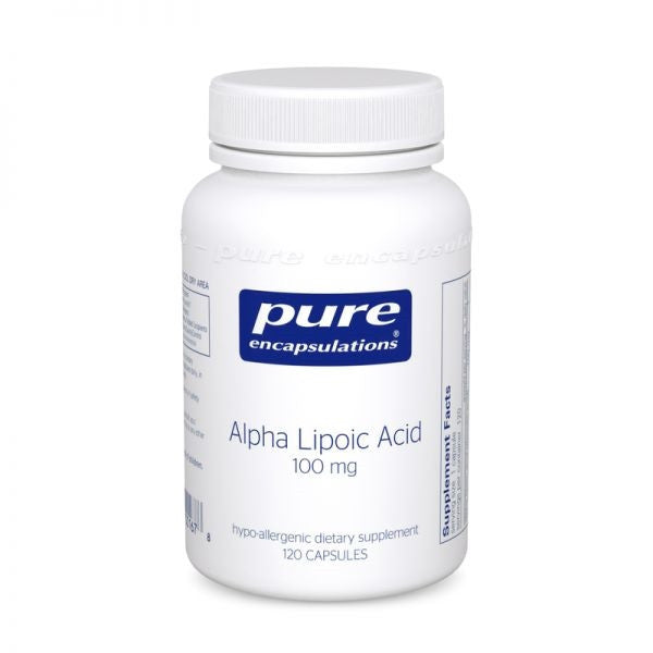 Alpha Lipoic Acid 100mg 120 capsules by Pure Encapsulations