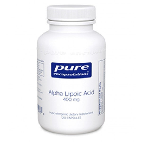 Alpha Lipoic Acid 400mg 120 capsules by Pure Encapsulations