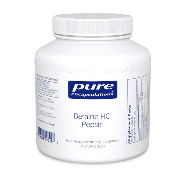 Betaine HCl Pepsin by Pure Encapsulations