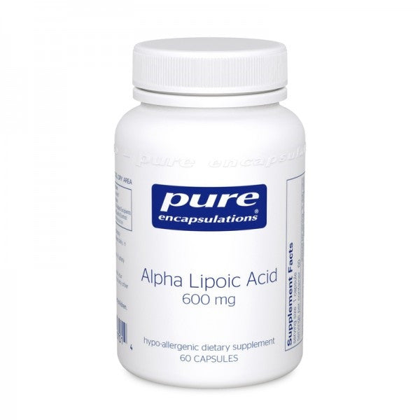 Alpha Lipoic Acid 600mg 60 capsules  by Pure Encapsulations
