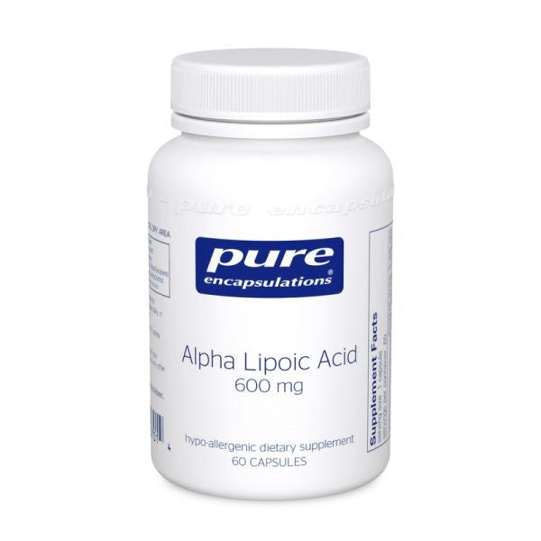 Alpha Lipoic Acid 600mg 120 capsules  by Pure Encapsulations