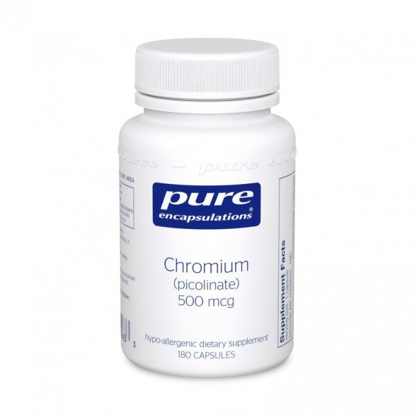 Chromium (picolinate) 500mcg 180 capsules by Pure Encapsulations