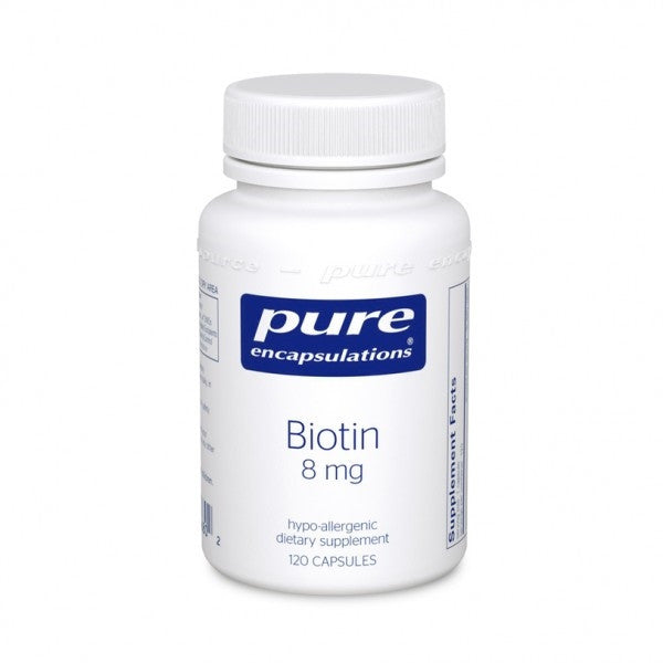 Biotin 8mg 120 capsules by Pure Encapsulations