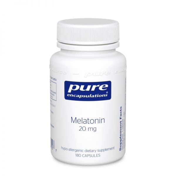 Melatonin 20mg 60 capsules by Pure Encapsulations