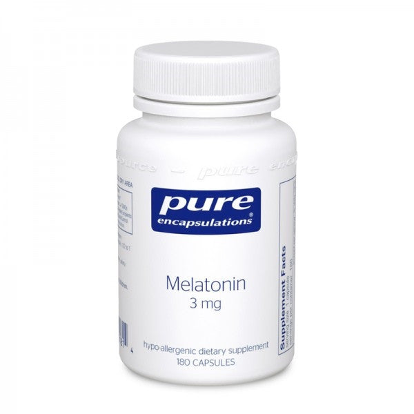 Melatonin 3mg 180 capsules by Pure Encapsulations