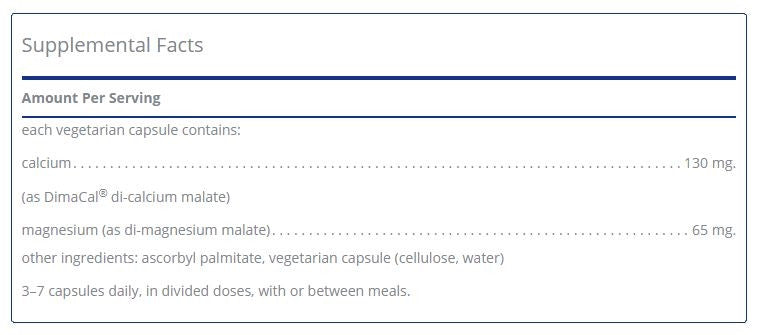 Calcium Magnesium (malate) 2:1 by Pure Encapsulations