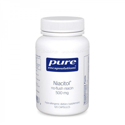 Niacitol 500mg by Pure Encapsulations (120 Capsules)