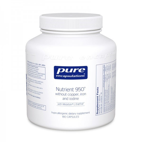 Nutrient 950 without copper, iron, and iodine by Pure Encapsulations