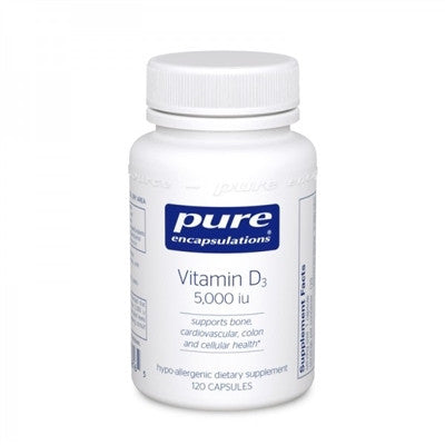 Vitamin D3 5,000 iu by Pure Encapsulations (250 Capsules)