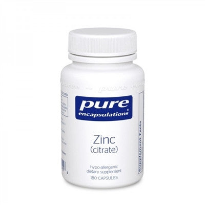 Zinc (citrate) by Pure Encapsulations (180 Capsules)