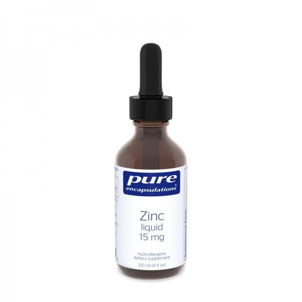 Zinc liquid 15mg by Pure Encapsulations