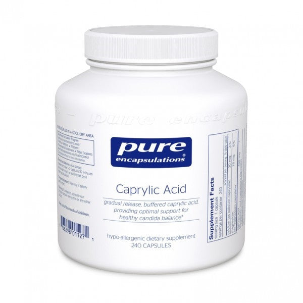 Caprylic Acid  120 capsules by Pure Encapsulations