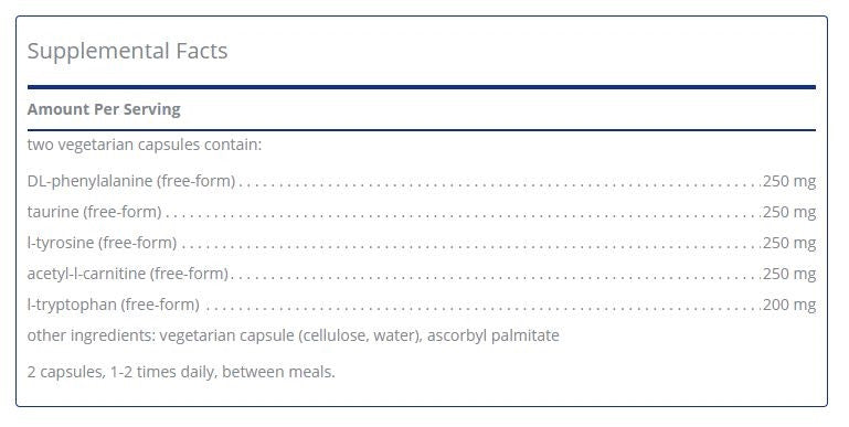 Cognitive Aminos by Pure Encapsulations