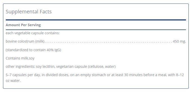 Colostrum 90 capsules  by Pure Encapsulations