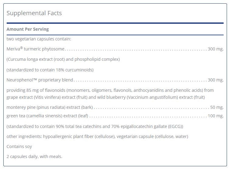 CurcumaSorb Mind by Pure Encapsulations