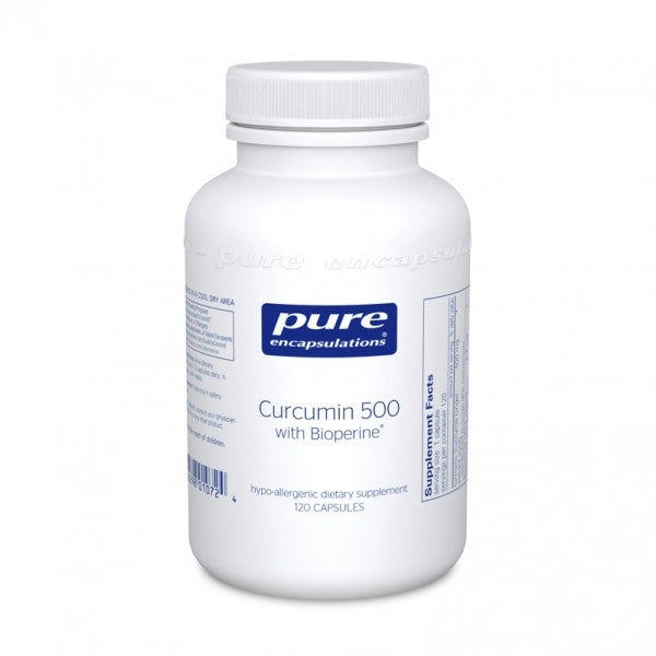 Curcumin 500 with Bioperine 120 capsules by Pure Encapsulations