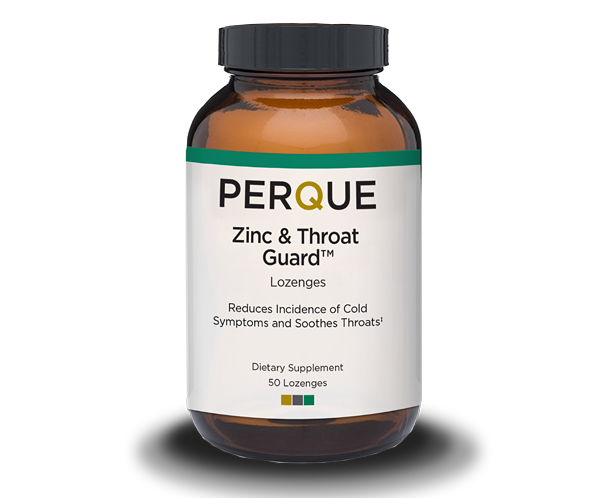 Zinc & Throat Guard Lozenges by PERQUE 50 count