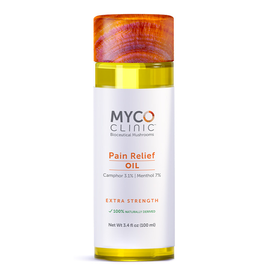 Pain Relief Massage Oil 100 ml by Myco Clinic Bioceutical Mushrooms