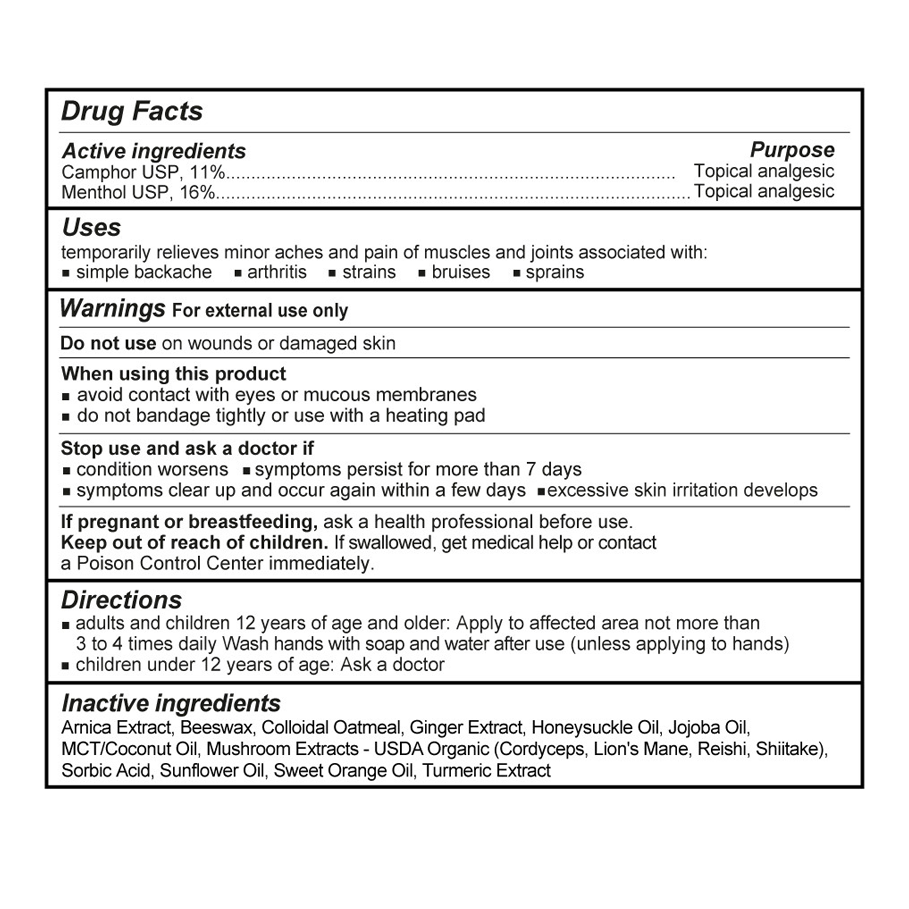 Pain Relief Ointment 200g by Myco Clinic Bioceutical Mushrooms