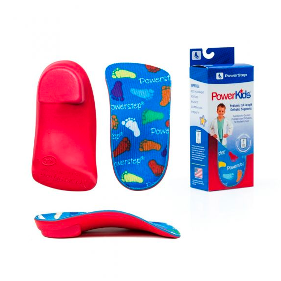 PowerKids Arch Supporting Orthotic 3/4 Insoles (Formerly Pinnacle Junior) by PowerStep