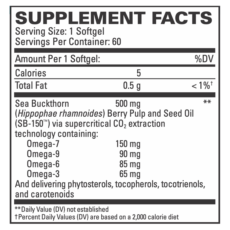 ProHydra-7 by EuroMedica Ingredients Label