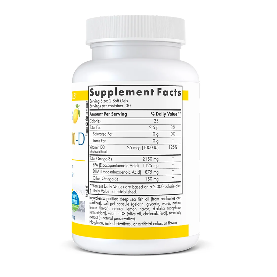 ProOmega 2000-D 60 ct by Nordic Naturals