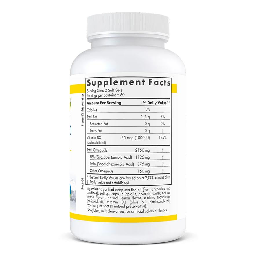 ProOmega 2000-D 120 ct by Nordic Naturals