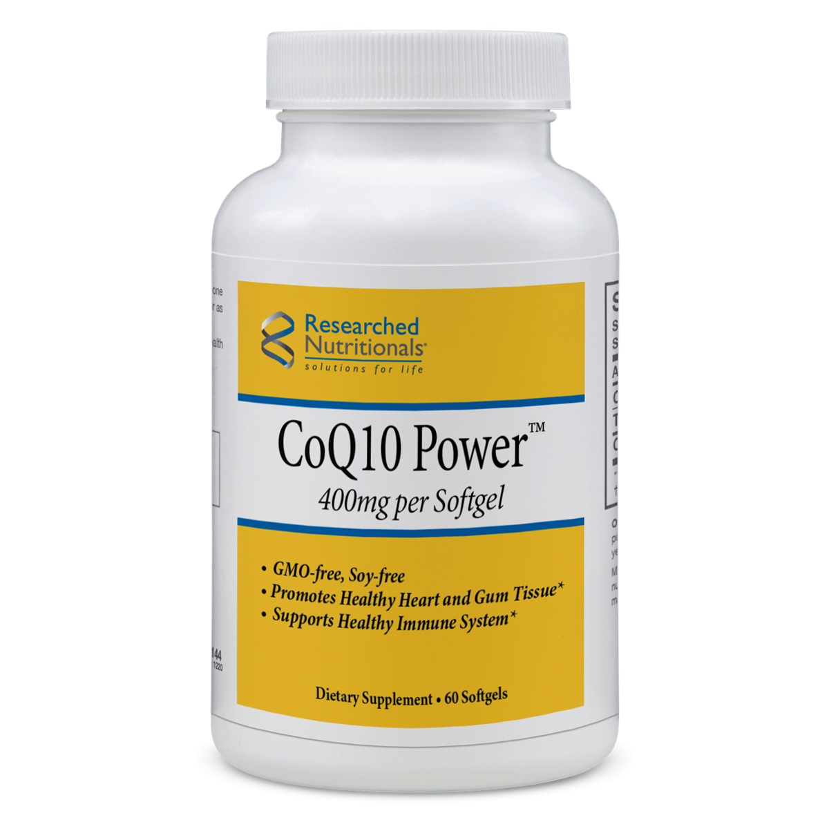 CoQ10 Power 400 mg softgels by Researched Nutritionals