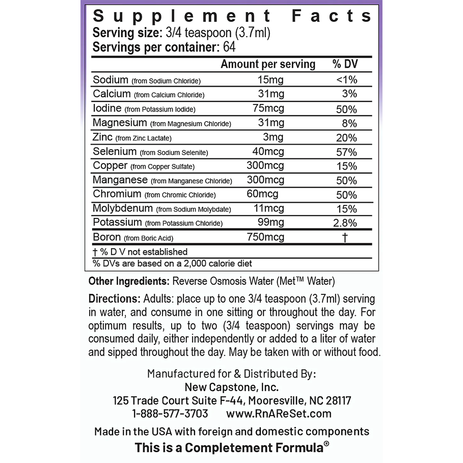 ReMyte Mineral Solution (8 oz) by RnA ReSet Pro