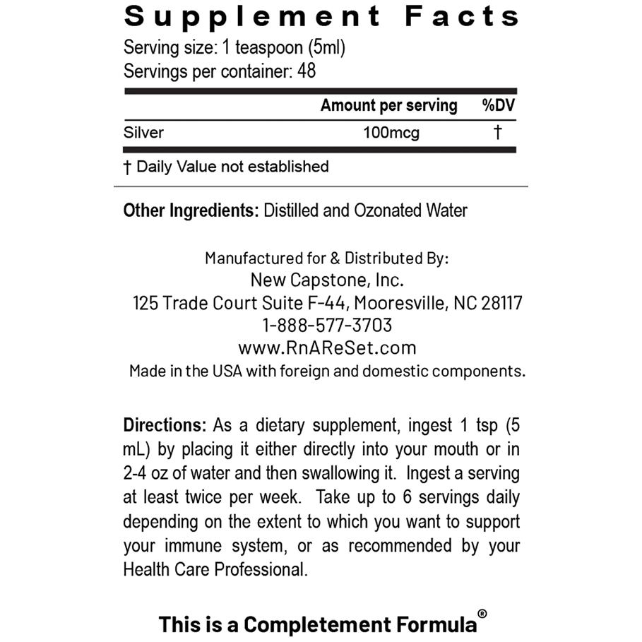 Pico Silver (8 oz) by RnA ReSet Pro