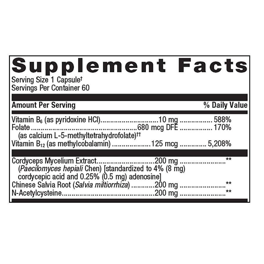 Renagen DTX by Metagenics Ingredients Label