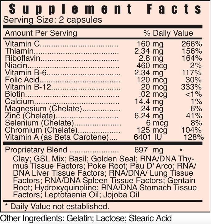 Gt - Thymus by Systemic Formulas