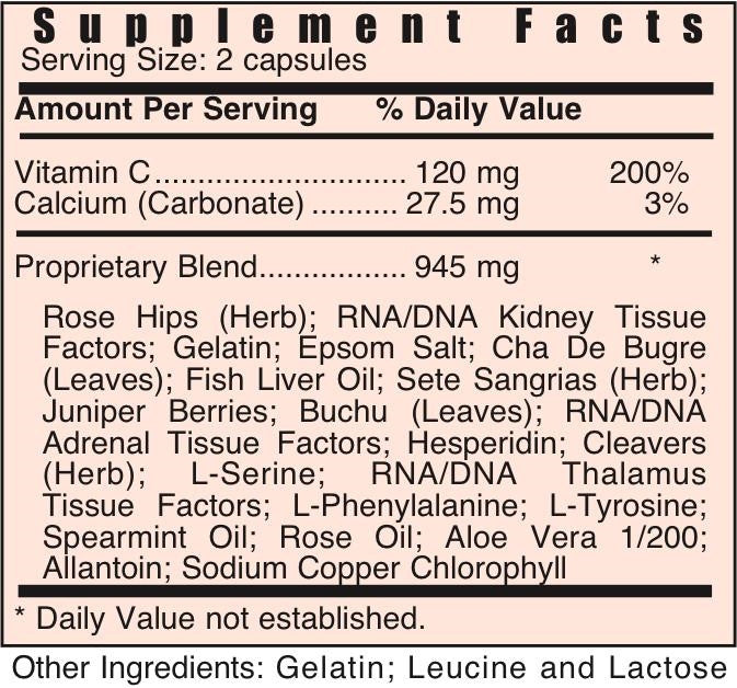 K - Kidney by Systemic Formulas