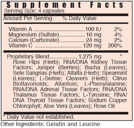 Ks - Kidney S by Systemic Formulas